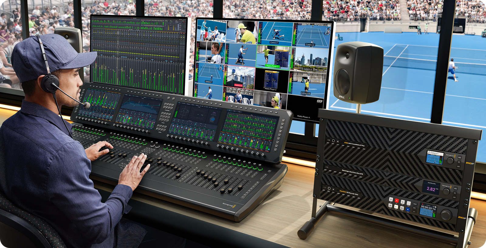 Fairlight Live integration with ATEM live production switchers