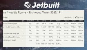 Jetbuilt Technical Data Fields